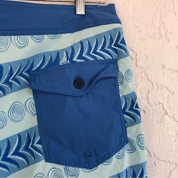 PATAGONIA Vintage Wavefarer Logo Swim Trunks Size 40 Board Shorts Baggies - Picture 5 of 7